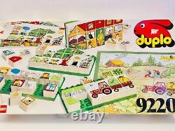 LEGO DUPLO DACTA MOSAIC 9220 Farm Scenes Vintage & very RARE 100% COMPLETE 1988