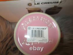 Le Creuset Satin Pink Sugar And Creamer Set- Boxed- Very Rare Color