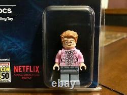 Lego Stranger Things Barb Mini Figure 2019 Sdcc Afa Case Very Rare