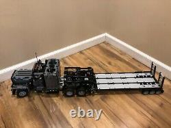Lego Technic MOC Truck based on 8285 + flatbed trailer. Very rare. Assembled