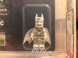 Lego Zebra Batman Mini Figure 2019 Sdcc San Diego Comic Con Afa 9.0 Very Rare