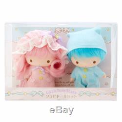 Little Twin Stars Soft Vinyl Doll Set kikilala Very rare Sanrio Japan F/S