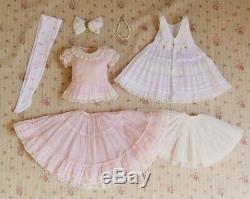 Lovely Dorothy Pink Swan SD BJD Complete Outfit Dress Full Set VERY RARE