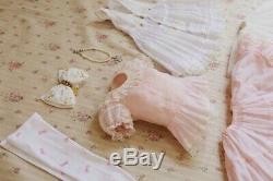 Lovely Dorothy Pink Swan SD BJD Complete Outfit Dress Full Set VERY RARE