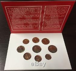 MONACO BU 2011, complete set 1ct to 2! Mintage only 7 000. VERY RARE