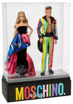 MOSCHINO Gold Label Barbie & Ken Dolls Gift Set Mattel 2016 Very Rare New