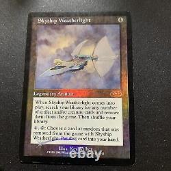MTG Skyship Weatherlight Alt Artwork Foil Planeshift set #133- Extremely Rare