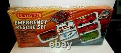 Matchbox Superfast G-20 Emergency Rescue Set Very Rare Complete Set Lesney 1977