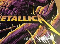 Metallica Very Rare Autographed Poster Set Blackened Maxx242 #2/30