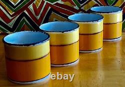 Midwinter Stonehenge Sun Cylinder Bowls Set Of 4 Very Rare And Great Condition