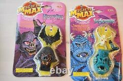 Mighty Max Horror Heads Set of 8 Sealed Very Rare