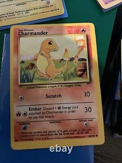Miscut Chamander Base Set VERY RARE Extremely Bad Machine Cut One Of A Kind Card