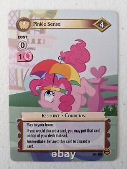 My Little Pony CCG Set of 2 Promo Cards Royal Rare Pinkie Sense READ DESCRIPTION
