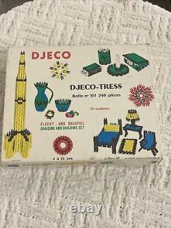 NOS 1969 DJECO-TRESS Braiding And Building Set VERY RARE
