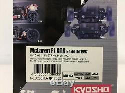 New Very Rare Kyosho MINI-Z Racer Body&Chassis Set McLaren F1 GTR From Japan F/S