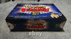 Nintendo 64 Pokemon Stadium Battle Set Official Box and Booklets VGC Very Rare