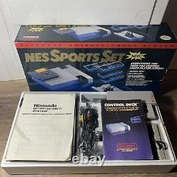 Original Vintage Nintendo NES Sports Set Boxed CIB Very Rare Condition Tested