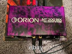 Orion NT Amps and Subs, Set NT100, NT200, BIX, BIQ VINTAGE VERY RARE! OLD SCHOOL