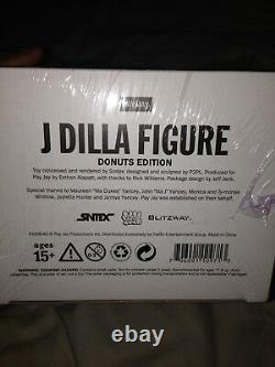Pay Jay J Dilla Figure + 7 Donuts Picture Disc Vinyl Set With Badge Very Rare