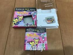 PichuBros. Mini Game With Box and Manual Set VERY RARE Pokemon