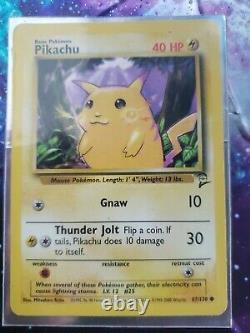 Pikachu card 87/130 base set 2 Very rare