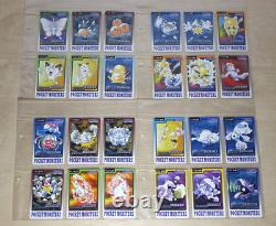 Pokemon Carddass 001-151 Complete set in Original File 1997 Very Rare Bandai