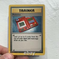 Pokemon Pokedex 1999 Trainer Card 87/102 WOTC Near Mint Very Rare