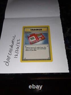 Pokemon Pokedex 1st Edition/ Shawdow less-Trainer Card 87/102 Very Rare