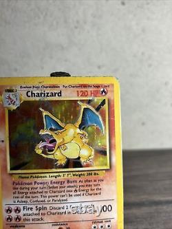 Pokémon TCG Charizard Base Set 4/102 Holo Unlimited Holo Rare-Fast Shipping