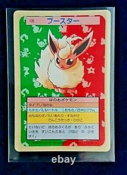 Pokemon card Topsun Flareon Green Back Number 136 Excellent Nintendo Release'95