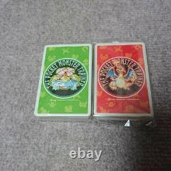 Pokemon poker card Red & Green Playing Cards 1996 Charizard From JP Very Rare