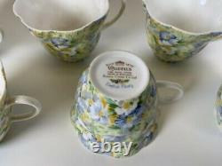 Queens English Rosina Chintz Tea Set 21 pieces Very Rare Set
