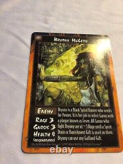 RAGE CCG Bryony McLeod Promo card, White Wolf Werewolf Very Hard to Find