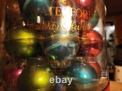 RARE Waterford Holiday Heirlooms Charisma Ornament Set Very Good Condition