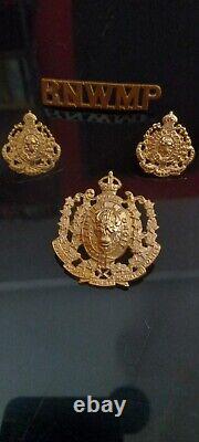 RNWMP badge set very rare perfect condition Maker stamped