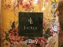 Ralph Lauren new, very rare Brook Floral twin comforters with shams, 2 sets