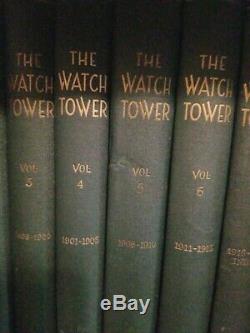 Rare Original very nice Full Watchtower Reprints Set 1919