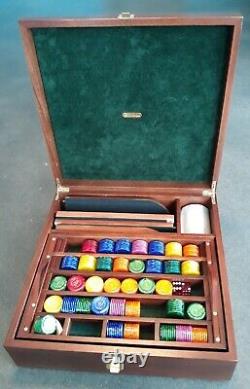 Rare Renzo Romagnoli Craps Game Set Wooden Box Very Nice. Unused