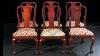 Rare Set Of Six American Dining Chairs