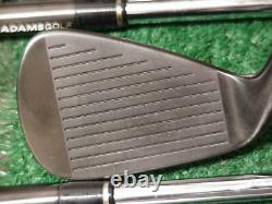 Rare Very Nice Tour Issue Adams Idea Black Mb2 Irons Set 3-PW Tour Issue X-100 X