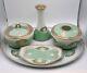 Reinhold Schlegelmilch Rare Hand Painted Porcelain Vanity Set Very Nice Cond