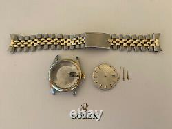 Rolex Date Just original Case dial ghost hand set 1600 very rare bracelet