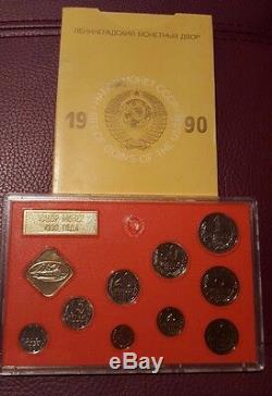 Russia 11 Mint Coin Sets Lot From 1974 Till 1991 Near Complete Set Very Rare