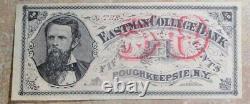 Sale-very Rare Complete Set 6 Eastman College Fractional Currency 1860-1880