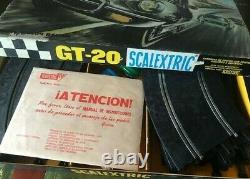 Scalextric Tri-ang Set Gt20. E-type Jaguars. Very Rare 1970 Spanish Set, Unused