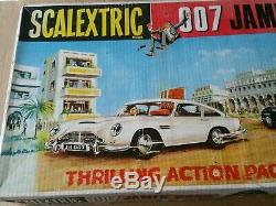 Scalextric Vintage James Bond 007 set very rare. Cars tested working fine