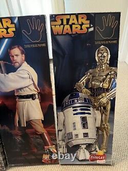 Set Of 7 Star Wars 2005 Display Standees Movie Promo Reveal Force Very Rare
