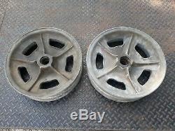 Set of 2 Halibrand Magnesium Sprint Car Gasser Wheels Rims 15 X 3.5 Very Rare
