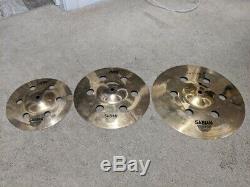 Set of 3 Sabian AAX Air Splash Cymbals-8, 10 and VERY RARE 12 Prototype Size