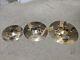 Set Of 3 Sabian Aax Air Splash Cymbals-8, 10 And Very Rare 12 Prototype Size